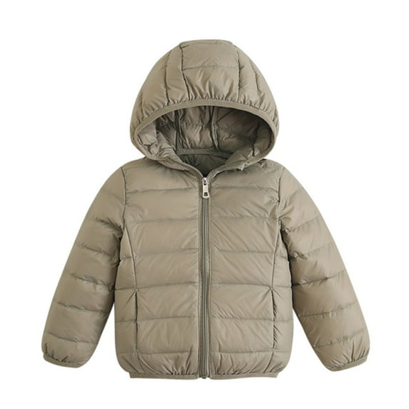Xinhuaya 2-9T Child Boy Girl Puffer Jacket Kid Toddlers Lightweight Snowsuit OutWear Hooded Water-Resistant Coat