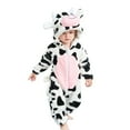 thumbnail image 1 of Xinhuaya Baby Infant Halloween Costumes for Toddler Boys Girls Animal Cartoon Cosplay Onesie Outift Costume Flannel 0-36 Months, 1 of 12