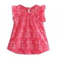 thumbnail image 1 of Xinhuaya Baby Kids Girl Dresses Clothes Baby Cotton Small Leaves Sleeveless Princess Dress, 1 of 7
