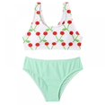 thumbnail image 1 of Xinhuaya Big Girls 2Pcs Swimwear Kids Bikini Beach Sets Child Summer Swimsuits Bathing Suit 8-12 Years, 1 of 7