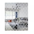 thumbnail image 1 of Xinhuaya Diamond Spliced Mirror Stickers Self Adhesive Removable Acrylic Mirror Sheets Wall Decals, 1 of 6