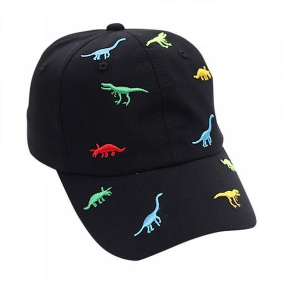 Xinhuaya Kid Baseball Cap Boy Hats Sunscreen Baby Hat Embroidered Cute Kids Cartoon Dinosaur Caps
