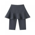 thumbnail image 1 of Xinhuaya Kids Baby Girls Leggings with Ruffle Tutu Skirt Pants Stretchy Leggings Knee-Length Trousers 3-11Y, 1 of 10