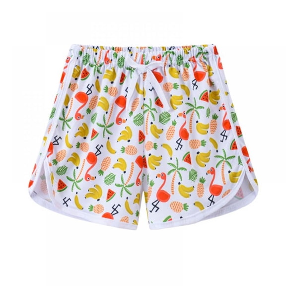 Xinhuaya Kids Boys Girls Beach Shorts Toddler Printing Sport Running Casual Swim Trunk Quick Dry Pants 2-7Y