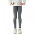 thumbnail image 1 of Xinhuaya Kids Girls Leggings Footless Solid Skinny Pants Child Stretch Basic Casual Sport Running Yoga Trousers 3-11Y, 1 of 10