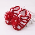 thumbnail image 1 of Xinhuaya Summer Baby Girl First Walker Shoes Flower Stitching Hollow Cotton Casual Shoes, 1 of 6
