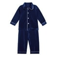 thumbnail image 1 of Xinhuaya Toddler Girls Boys Long Sleeve Christmas Bathrobe Velvet Sleepdress Robes Sleepwear for Little Girls 9M-9T, 1 of 3