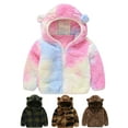 thumbnail image 1 of Xinhuaya Toddlers Boy Girl Thick Hoods Snowsuit Kids Baby Fleece Jacket Warm Outwear Coat 1-6 Years, 1 of 9