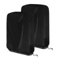 thumbnail image 1 of Xinjiuz Outdoor Zero Gravity Folding Chair Cover Waterproof Lawn Patio Furniture Covers Black 28"x43" (2 Pack--28"x43") C99, 1 of 3