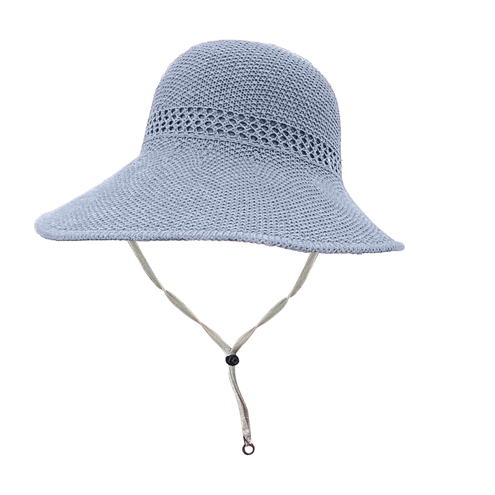 Xinqinghao Floppy Packbale Travel Hat Hiking Lawn Sun Hats Bucket Hat with Strings for Travel Gray Walmart