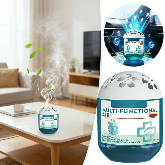 Xinsrenus 120g Home Air Purifying Magical Box, Long-Lasting Odor and Dust Absorber for Indoor Freshness, Active Carbon Crystal Gel Purifier for Room Car Closet