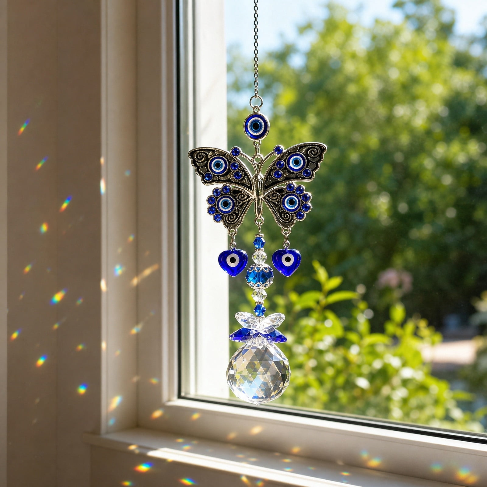 Window Pendant Xinsrenus Crystal Suncatcher Pendant with Light Refraction, Totem ...