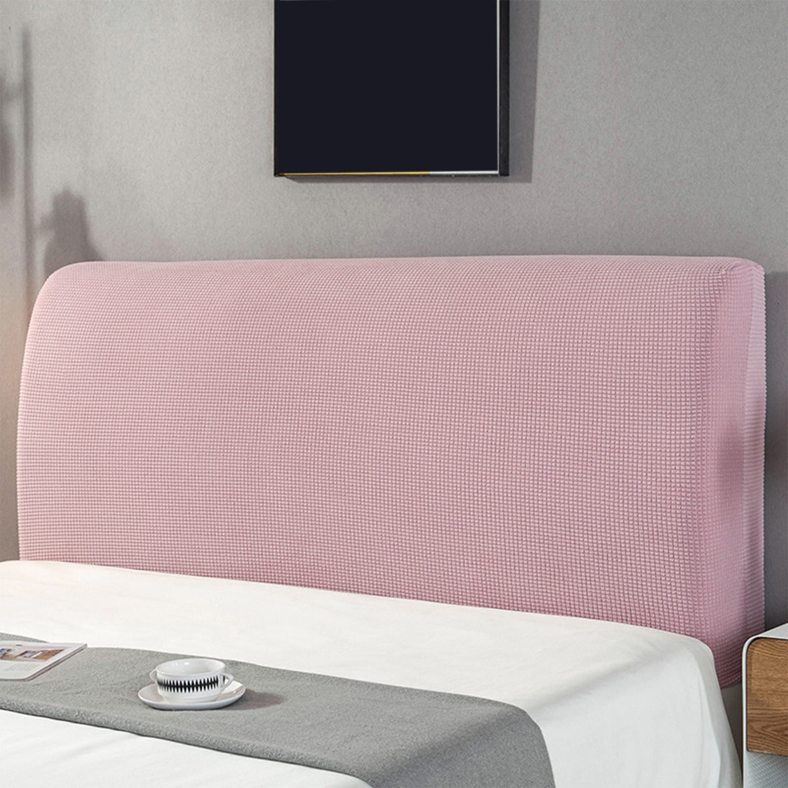 Xinsrenus Stretchable Full Wrap Headboard Cover, Dustproof Soft Padded ...
