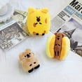 thumbnail image 1 of Xinwanna 9cm Plush Keychain Soft Lovely Cartoon Doll Bag Decoration Plush Toy Cheese Hot Dog Koala Plush Doll Pendant Christmas Gift (A), 1 of 13
