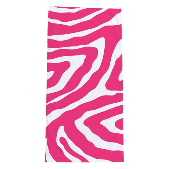 Xinwanna Beach Towel Breathable Strong Absorption Microfiber Cartoon Printing Summer Body Shower Towel Cloth Daily Use (Type E)