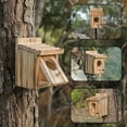 Xinwanna Bird House for Wrens Swallows Finches, Box Waterproof Wooden