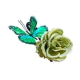 thumbnail image 1 of Xinwanna Butterfly Hair Clip Artificial Peony Flower with Acrylic Crocodile Clip Flower Hair Barrette for Beach Vacation Party Dress-up (Type D), 1 of 13