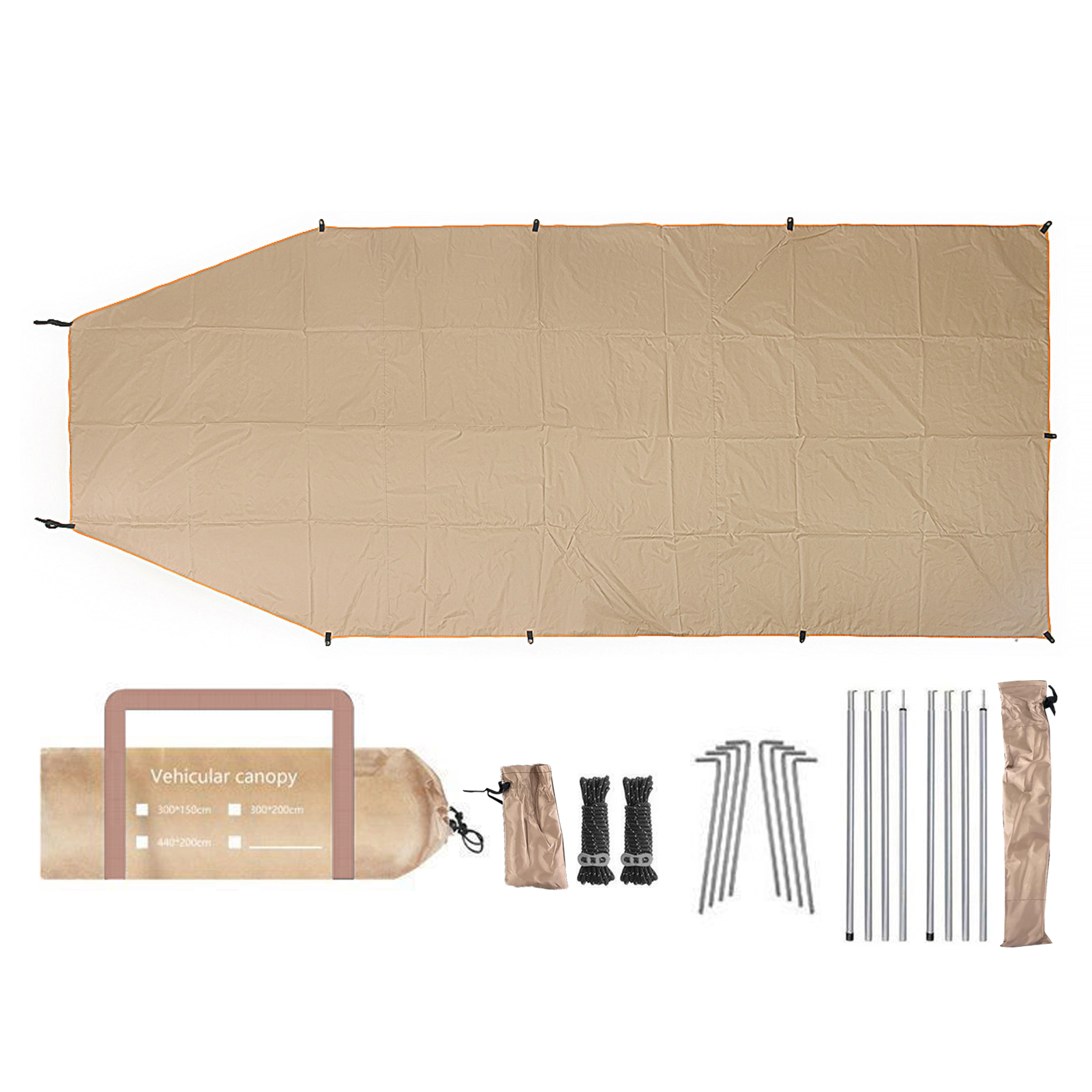 Xinwanna Car Awning for 58 Persons, Waterproof Oxford Cloth Outdoor