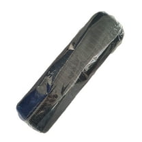 Xinwanna Christmas Poly Mesh Ribbon 10 Inch x 10 Yards Metallic Mesh Ribbon Foil Decorative Mesh Rolls for DIY Wreath Crafts Party Decoration (Black)