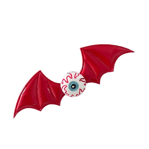 Xinwanna Halloween Hairpin Dark Style Bat Wings Pumpkin Eyeball Design Spoof Hair Clip Versatile Gothic Street Party Hair Accessory (Type G)