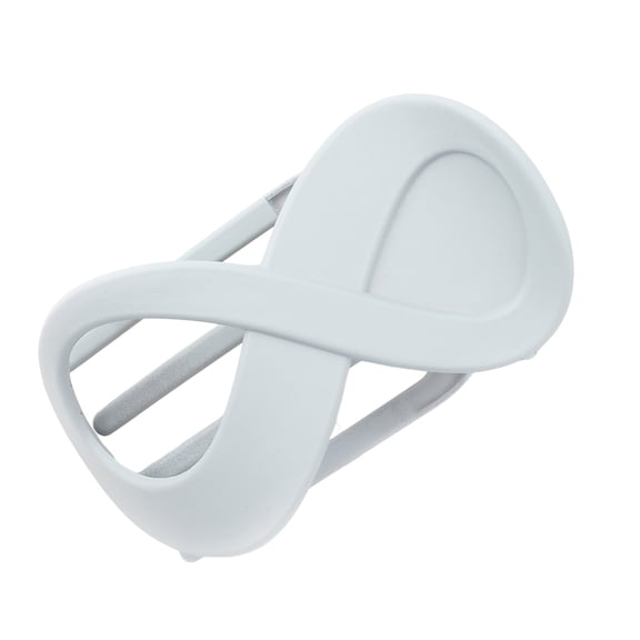 Xinwanna Large Flat Hair Clip Secure Hold Women Non-Slip Grip Hair Claw Wet Dry Hair Styling Tools Hair Accessories (Light Grey)