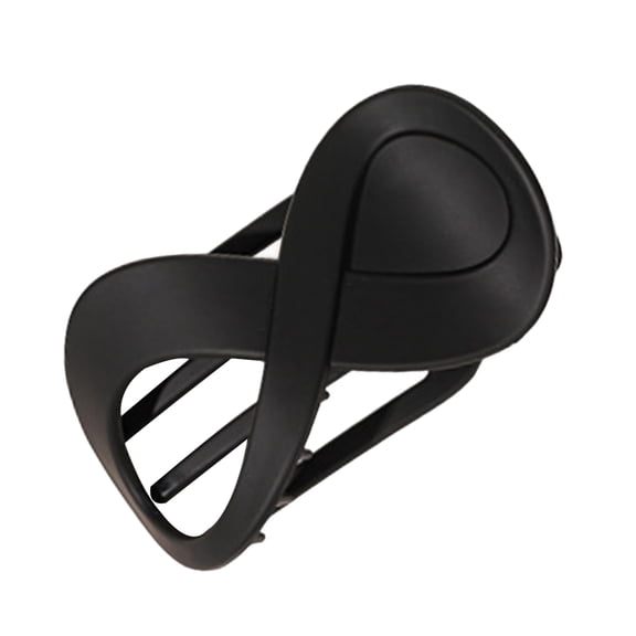 Xinwanna Large Flat Hair Clip Secure Hold Women Non-Slip Grip Hair Claw Wet Dry Hair Styling Tools Hair Accessories (Matte Black)