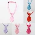 thumbnail image 1 of Xinwanna Pet Tie Plastic Buckle Adjustable Collar Imitated Silk Dog Neck Tie for Dog (Type 14,1pc), 1 of 13