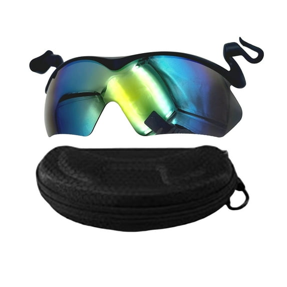 Xinwanna Polarized Sports Sunglasses for Men Women Youth UV400 Protection Outdoor Cycling Goggles for Driving Fishing Mountain Bike Running (Yellow,1 Set)