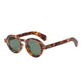 thumbnail image 1 of Xinwanna Polarized Sunglasses UV Protection 90s Retro Style Windproof Unisex Spectacles Round Lens Block Sunlight Vacation Beach Spectacles Outdoor Eyewear (Type F), 1 of 13