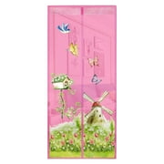 Xinwanna Windmill Butterfly Anti Mosquito Magnetic Door Screen Curtain Summer Mesh Net