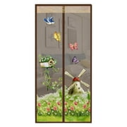 Xinwanna Windmill Butterfly Anti Mosquito Magnetic Door Screen Curtain Summer Mesh Net