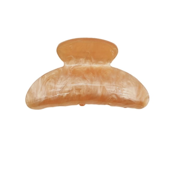 Xinwanna Women Hair Clip Candy Color Geometric Shape Hair Claw Large Size Back Head Hair Clamp Hair Accessories (Light Coffee)