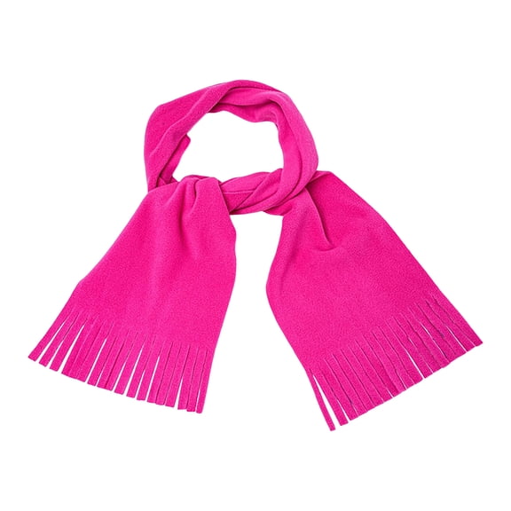 Xinwanna Women Scarf Solid Color Versatile Big Long Shawl with Tassel Trim Winter Essential Scarf Fashion Accessories (Rose Red)