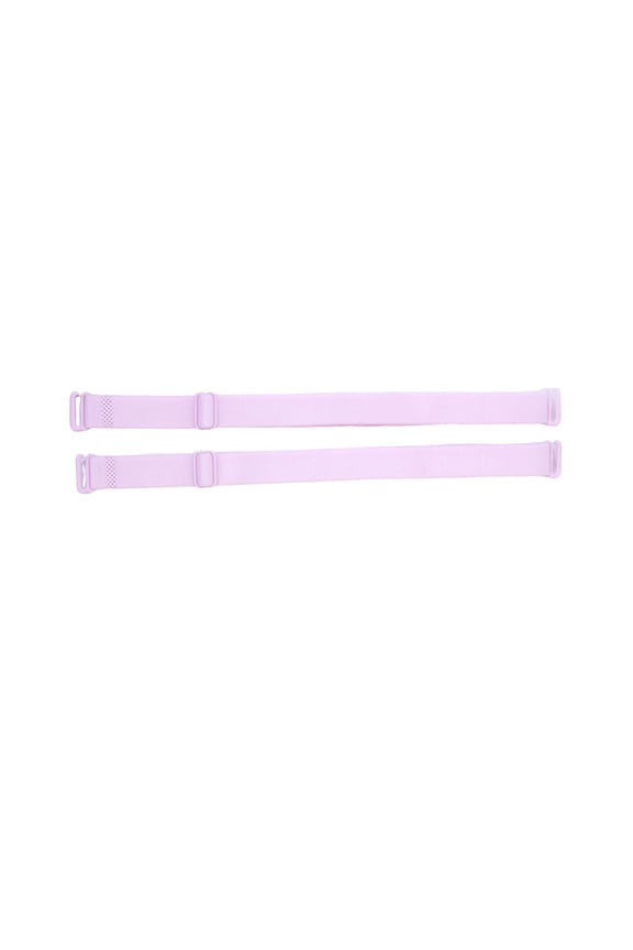 Xinwanna Women's Bra Strap Replacement Adjustable Underwear Shoulder Strap Elastic Non-Slip Removable Bra Shoulder Straps (Pink)