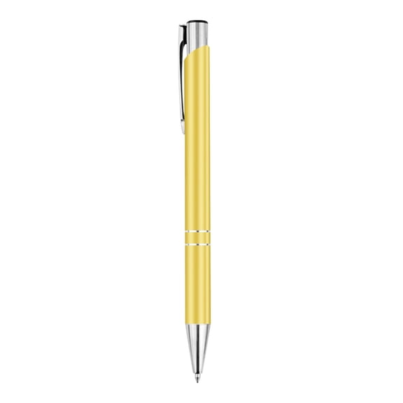 Xinyat 1.0mm Ballpoint p-e-n Black Core, Metal Retractable Multi Color Slim Click p-e-n for Ofice Business Writing