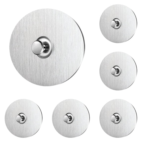 Xinyat 9PC Self-Adhesive Hooks for Bathroom Kitchen, Large Heavy Duty 44lb Wall Hangers Without Nails, Waterproof Removable Traceless Hooks for Shower Home