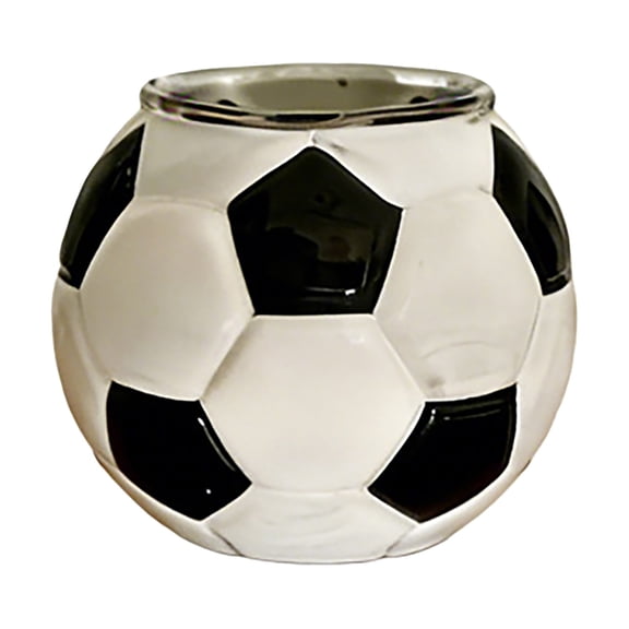Xinyat Sporty Soccer Ball Shape Thermal Mug Shaped Whiskey Glass, Sporty Shape Mug with Stainless Inner, Decorative Soccer Ball Cup for Coffee or Whiskey, High Quality for Summer Games or Fans