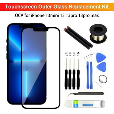 Xinyolin 1 Set Replacement Professional Repair Tool with OCA Adhesive Front Glass Screen Repair Kit for iPhone 13 Mini/13/13 Pro/13 Pro Max