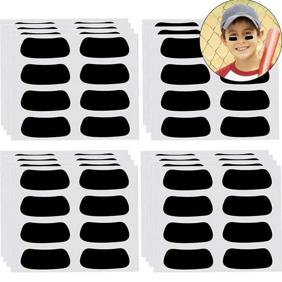 Xinyolin 100 Pairs Eye Strips Self Adhesive Waterproof Breathable Strong Stickiness Easy to Apply Decorative PVC DIY Bright Color Sports Eye Stickers Party Supplies