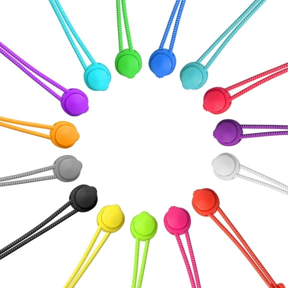 Xinyolin 100cm No Tie Shoelaces Stretching Lock Lace Locking Sneaker Elastic Shoe Laces