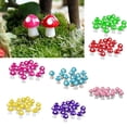 thumbnail image 1 of Xinyolin 20Pcs Mini Artificial Mushroom Miniatures Fairy Garden Ornament Resin Crafts, 1 of 8