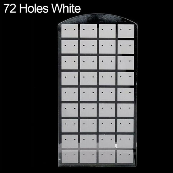 Xinyolin 24/48/72 Holes Plastic Jewelry Earrings Organizer Holder, Display Stand Rack