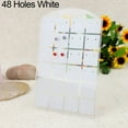 thumbnail image 1 of Xinyolin 24/48/72 Holes Plastic Jewelry Earrings Organizer Holder, Display Stand Rack, 1 of 8