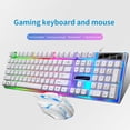 thumbnail image 1 of Xinyolin 2Pcs/Set G21B Office Mouse Backlight Wired USB Mechanical Gaming Keyboard Mouse for Office, 1 of 8