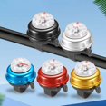 thumbnail image 1 of Xinyolin Aluminum Alloy Compass Bike Bell Handlebar Mounted Clear Crisp Loud Sound Universal MTB Road Mountain Bicycle Horn Bike Accessories, 1 of 8