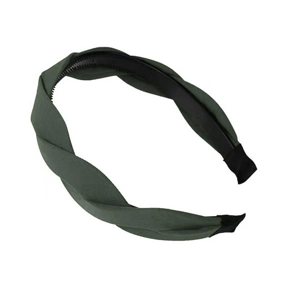 Xinyolin Braided Headband: Anti-slip Solid Color Wide Hair Band Face Washing Makeup Hair Loop Women Hair Accessories