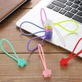 thumbnail image 1 of Xinyolin Cable Organizer Magnetic Star Shape Silicone Charging Cable Winder for Cord, 1 of 8