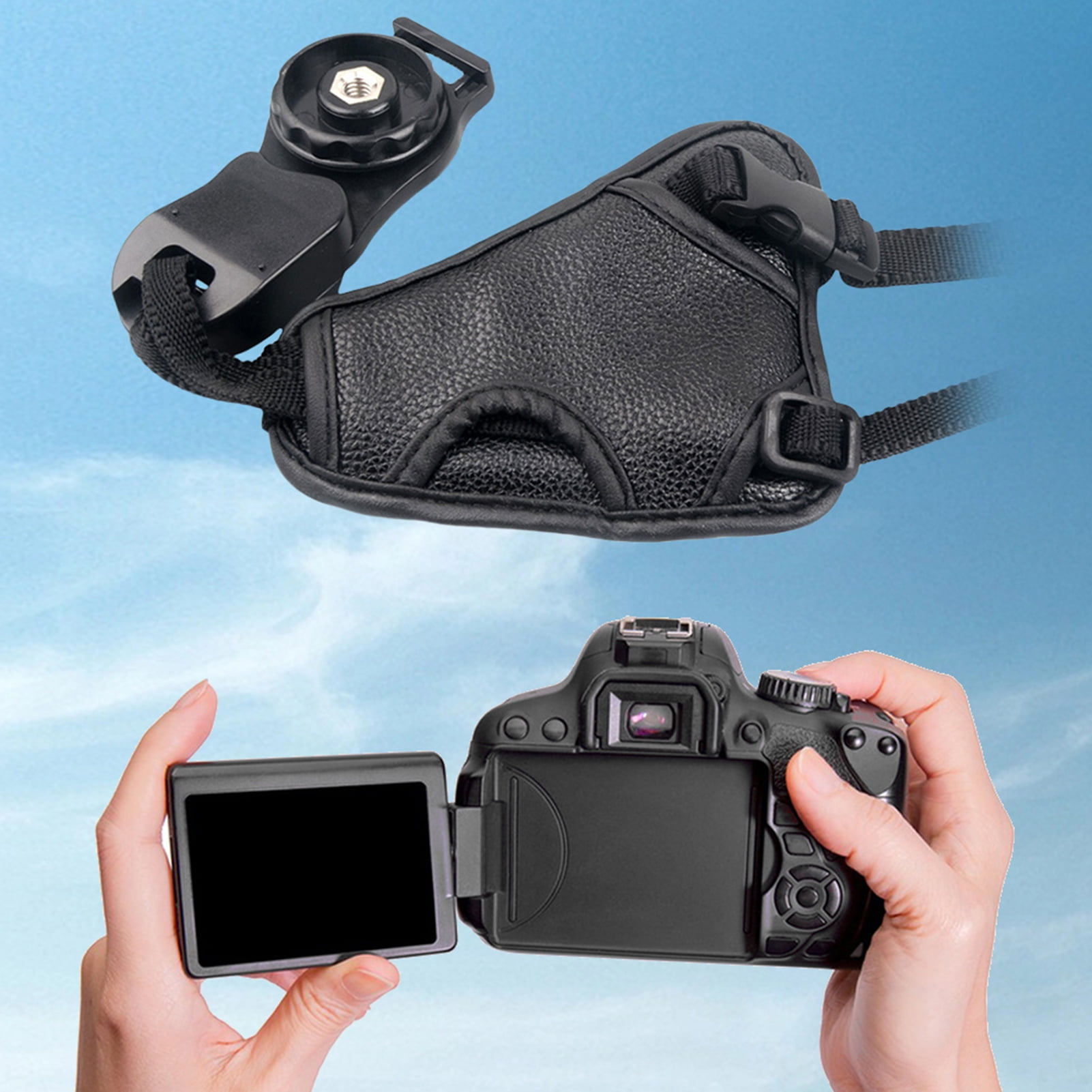 Xinyolin Camera Hand Strap with Quick Release Tripod Mount Plate Anti ...