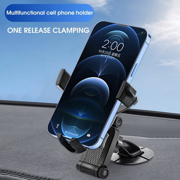 Xinyolin Car Phone Holder Telescopic 360 Degree Rotation Suction Cup Mount Car Dashboard Mobile Phone Stand GPS Bracket for Vehicle