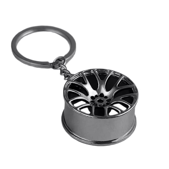 Xinyolin Car Wheel Rim Model Key Chain Keychain Wheel Fashion Metal, Keyring Pendant